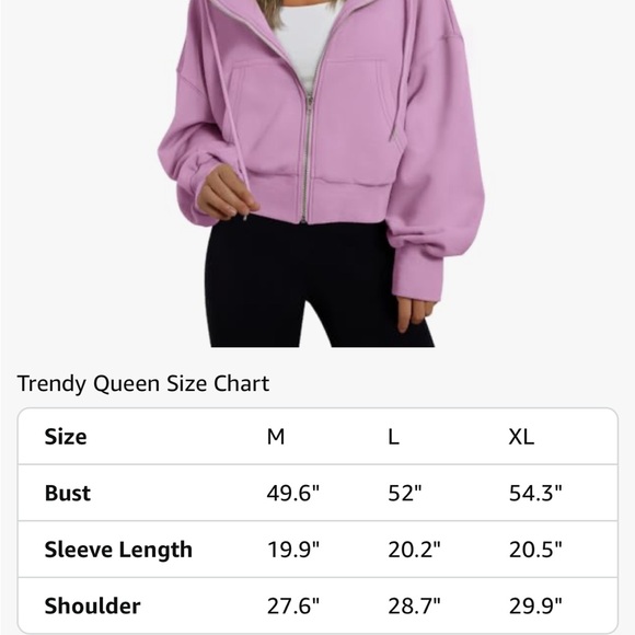 Women's Pink Hoodie Sweater - Picture 5 of 5